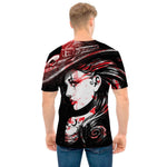 Halloween Vampire Girl Print Men's T-Shirt