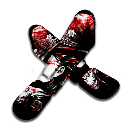 Halloween Vampire Girl Print Muay Thai Shin Guard
