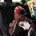 Halloween Vampire Girl Print Pet Car Back Seat Cover