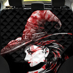 Halloween Vampire Girl Print Pet Car Back Seat Cover
