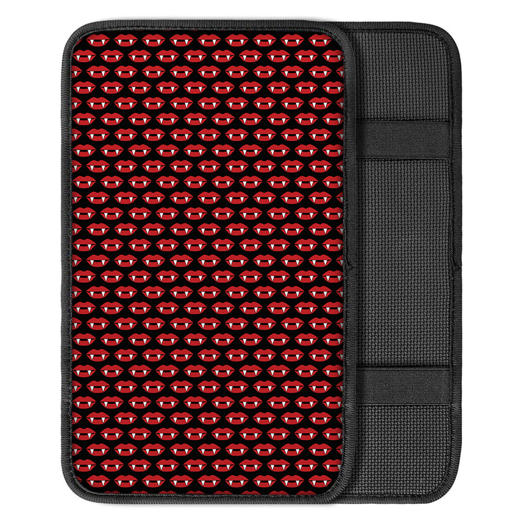 Halloween Vampire Lips Pattern Print Car Center Console Cover