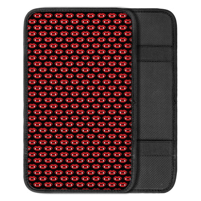 Halloween Vampire Lips Pattern Print Car Center Console Cover
