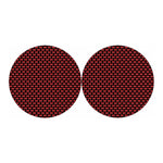 Halloween Vampire Lips Pattern Print Car Coasters