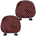 Halloween Vampire Lips Pattern Print Car Headrest Covers