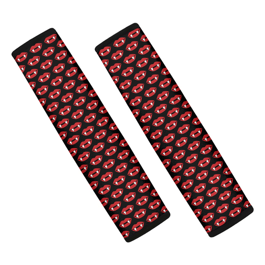 Halloween Vampire Lips Pattern Print Car Seat Belt Covers