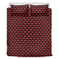 Halloween Vampire Lips Pattern Print Duvet Cover Bedding Set