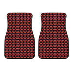 Halloween Vampire Lips Pattern Print Front Car Floor Mats