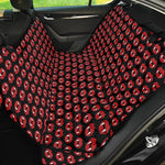 Halloween Vampire Lips Pattern Print Pet Car Back Seat Cover