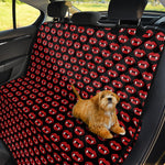 Halloween Vampire Lips Pattern Print Pet Car Back Seat Cover