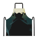 Halloween Vampire Silhouette Print Apron