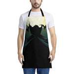 Halloween Vampire Silhouette Print Apron