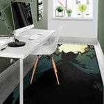 Halloween Vampire Silhouette Print Area Rug