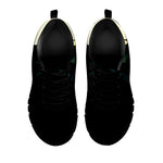 Halloween Vampire Silhouette Print Black Sneakers