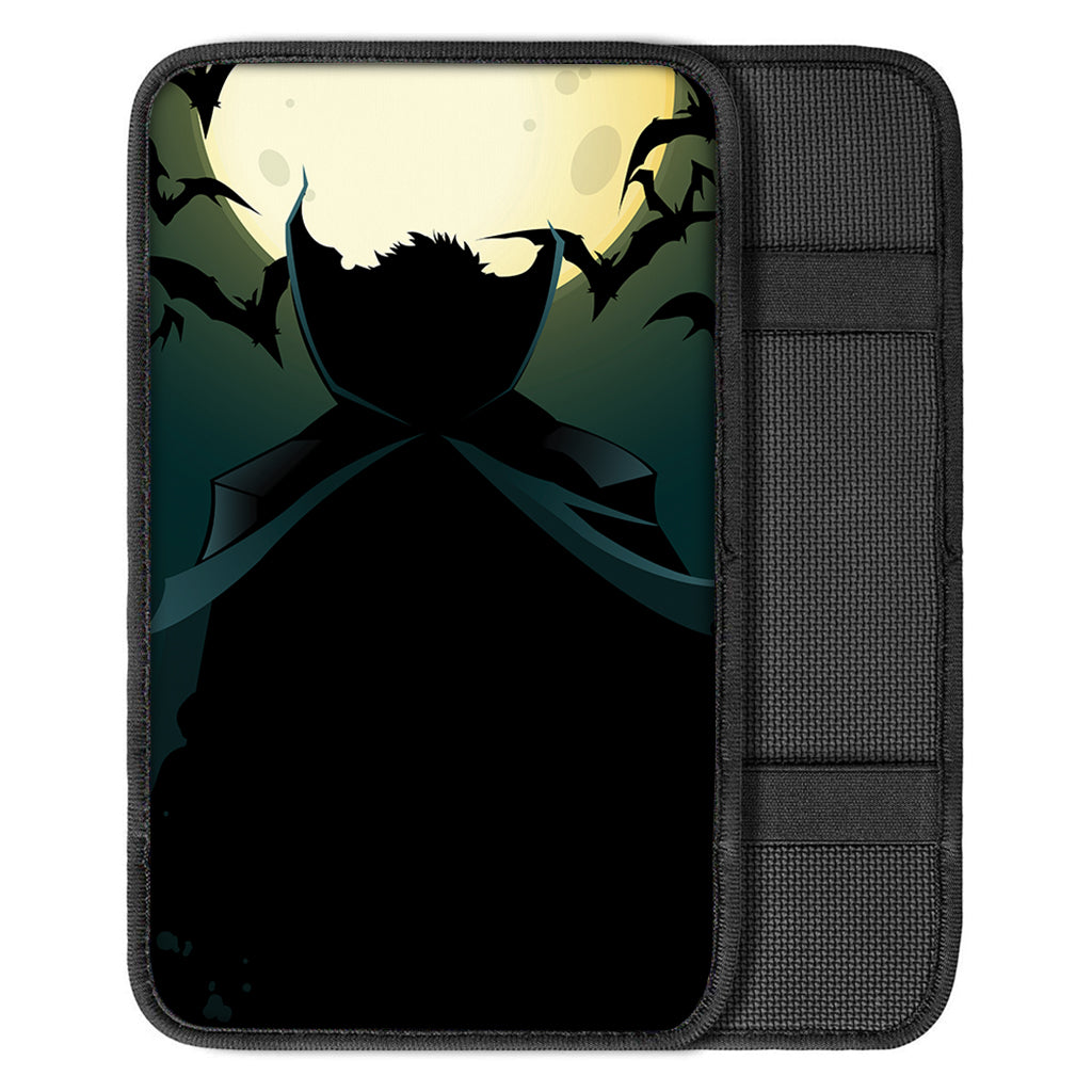 Halloween Vampire Silhouette Print Car Center Console Cover