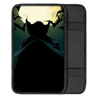 Halloween Vampire Silhouette Print Car Center Console Cover