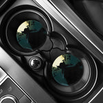 Halloween Vampire Silhouette Print Car Coasters