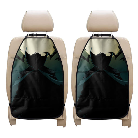 Halloween Vampire Silhouette Print Car Seat Organizers
