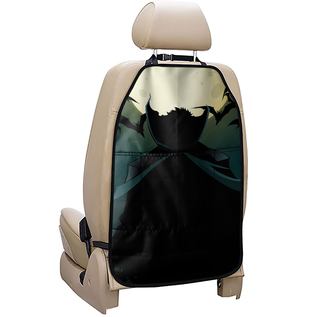 Halloween Vampire Silhouette Print Car Seat Organizers