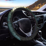 Halloween Vampire Silhouette Print Car Steering Wheel Cover