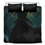 Halloween Vampire Silhouette Print Duvet Cover Bedding Set