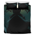 Halloween Vampire Silhouette Print Duvet Cover Bedding Set