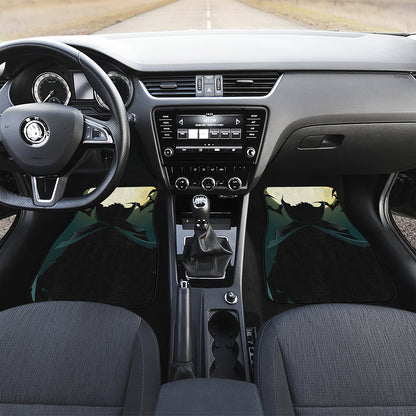 Halloween Vampire Silhouette Print Front Car Floor Mats