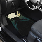 Halloween Vampire Silhouette Print Front Car Floor Mats