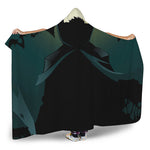 Halloween Vampire Silhouette Print Hooded Blanket