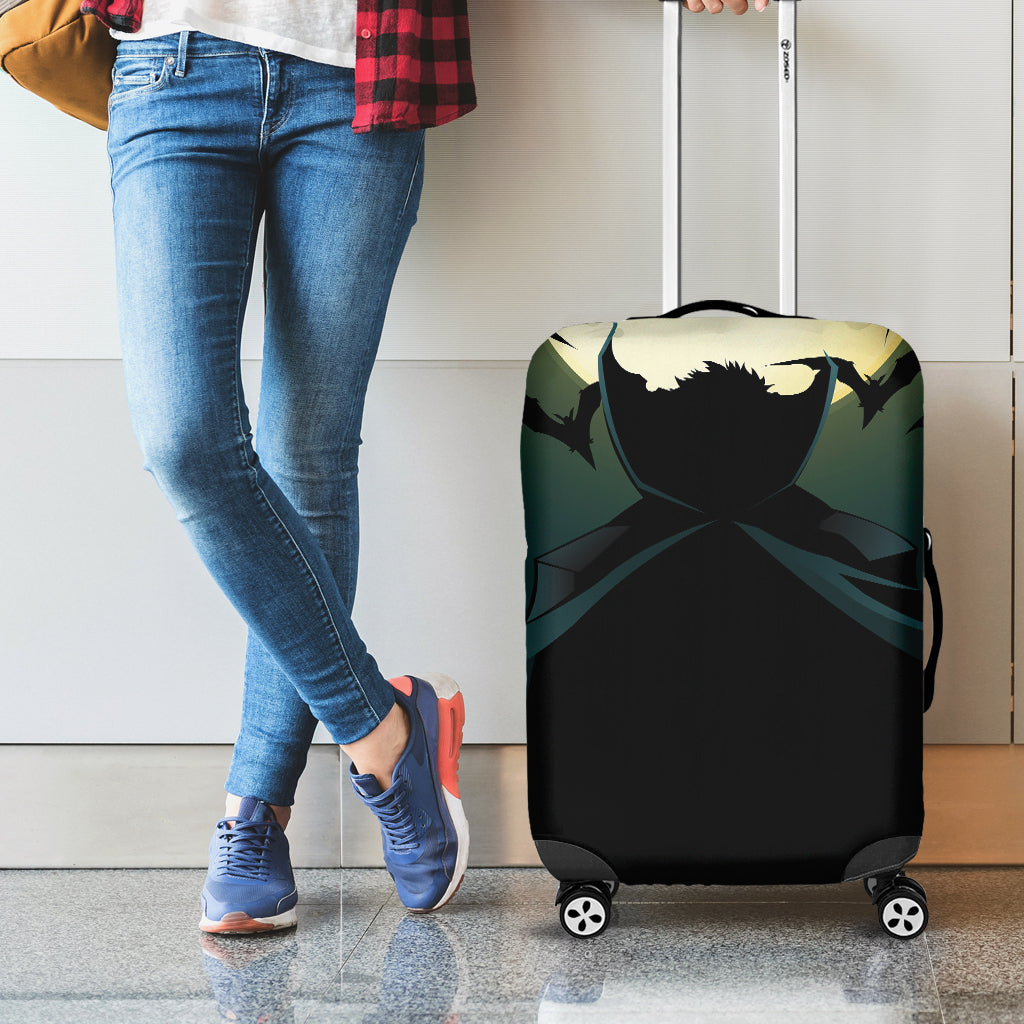 Halloween Vampire Silhouette Print Luggage Cover
