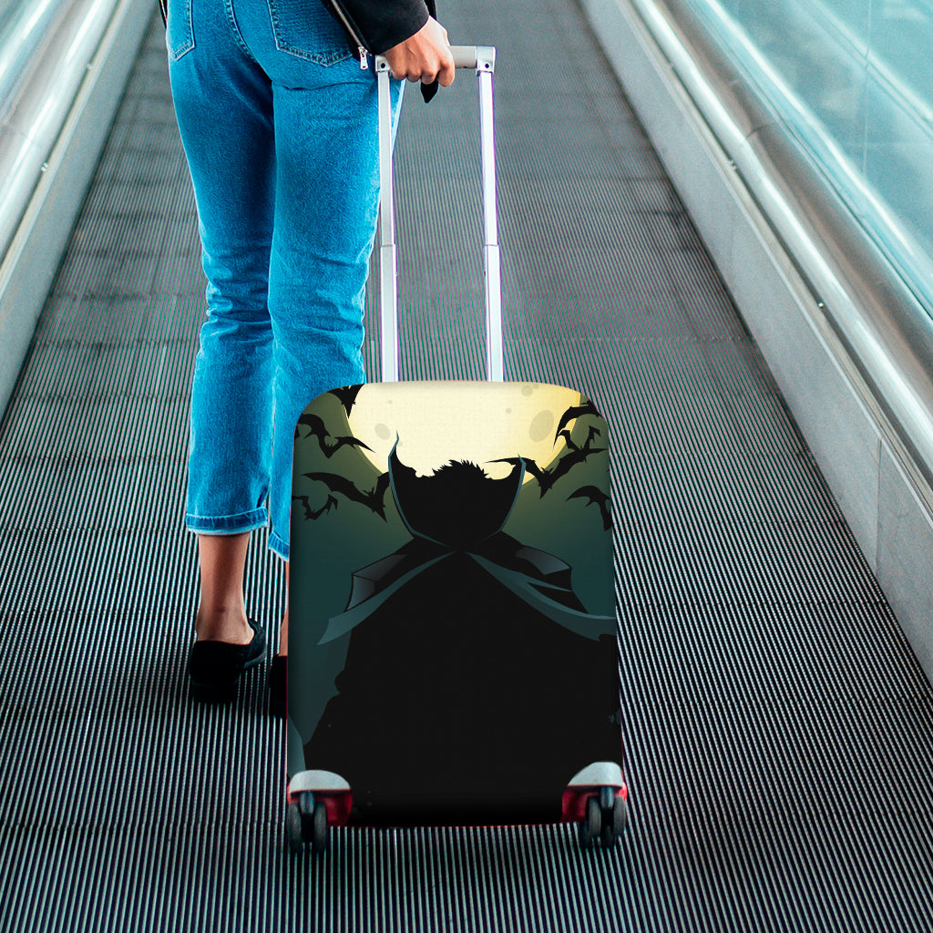 Halloween Vampire Silhouette Print Luggage Cover