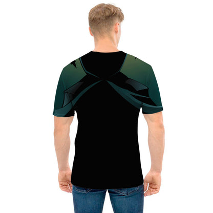 Halloween Vampire Silhouette Print Men's T-Shirt