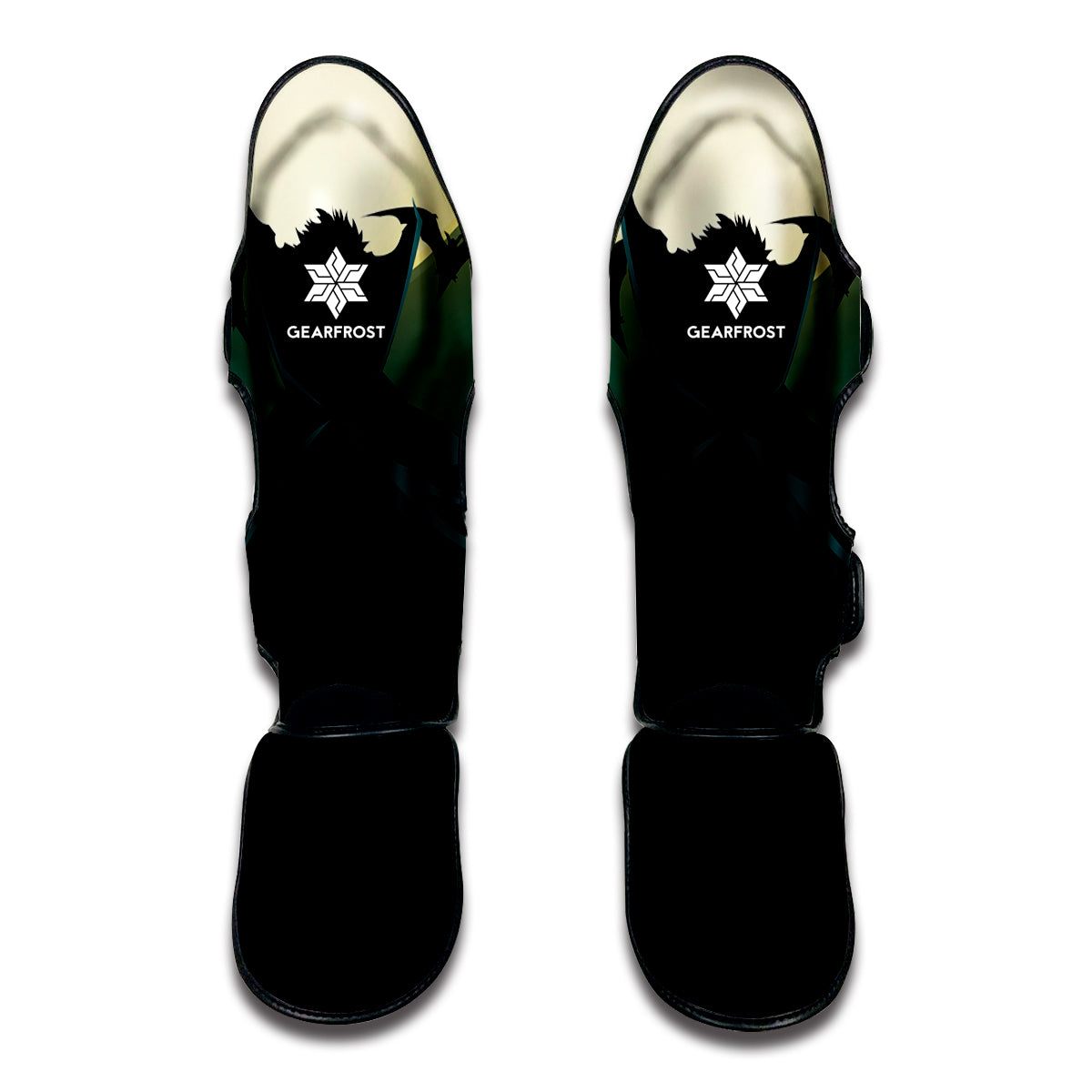 Halloween Vampire Silhouette Print Muay Thai Shin Guard