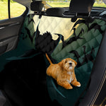 Halloween Vampire Silhouette Print Pet Car Back Seat Cover