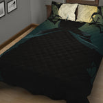 Halloween Vampire Silhouette Print Quilt Bed Set