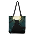 Halloween Vampire Silhouette Print Tote Bag