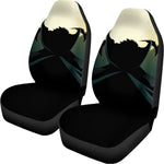Halloween Vampire Silhouette Print Universal Fit Car Seat Covers