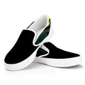 Halloween Vampire Silhouette Print White Slip On Sneakers
