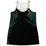 Halloween Vampire Silhouette Print Women's Racerback Tank Top