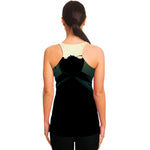 Halloween Vampire Silhouette Print Women's Racerback Tank Top