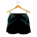 Halloween Vampire Silhouette Print Women's Shorts