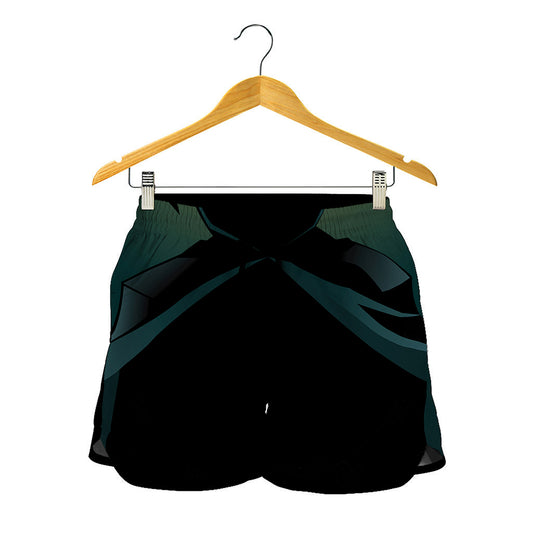 Halloween Vampire Silhouette Print Women's Shorts
