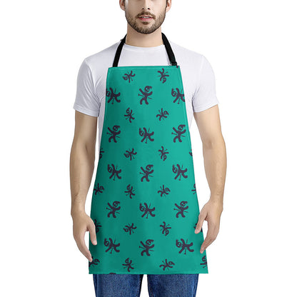 Halloween Voodoo Doll Pattern Print Apron