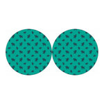 Halloween Voodoo Doll Pattern Print Car Coasters