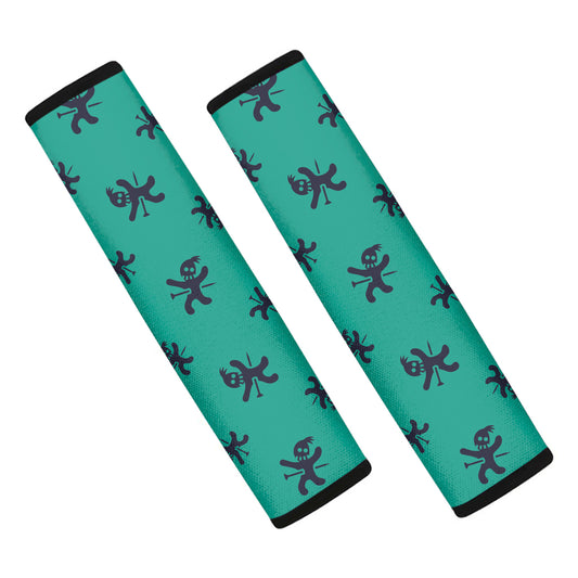 Halloween Voodoo Doll Pattern Print Car Seat Belt Covers