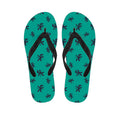 Halloween Voodoo Doll Pattern Print Flip Flops