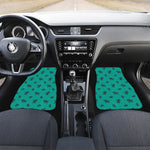 Halloween Voodoo Doll Pattern Print Front and Back Car Floor Mats