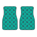 Halloween Voodoo Doll Pattern Print Front Car Floor Mats