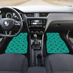 Halloween Voodoo Doll Pattern Print Front Car Floor Mats