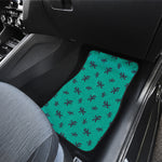 Halloween Voodoo Doll Pattern Print Front Car Floor Mats