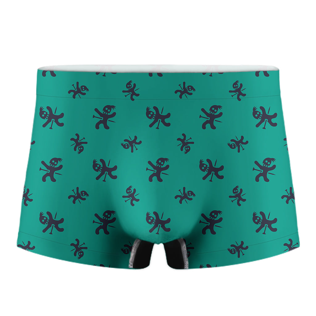 Halloween Voodoo Doll Pattern Print Men's Boxer Briefs